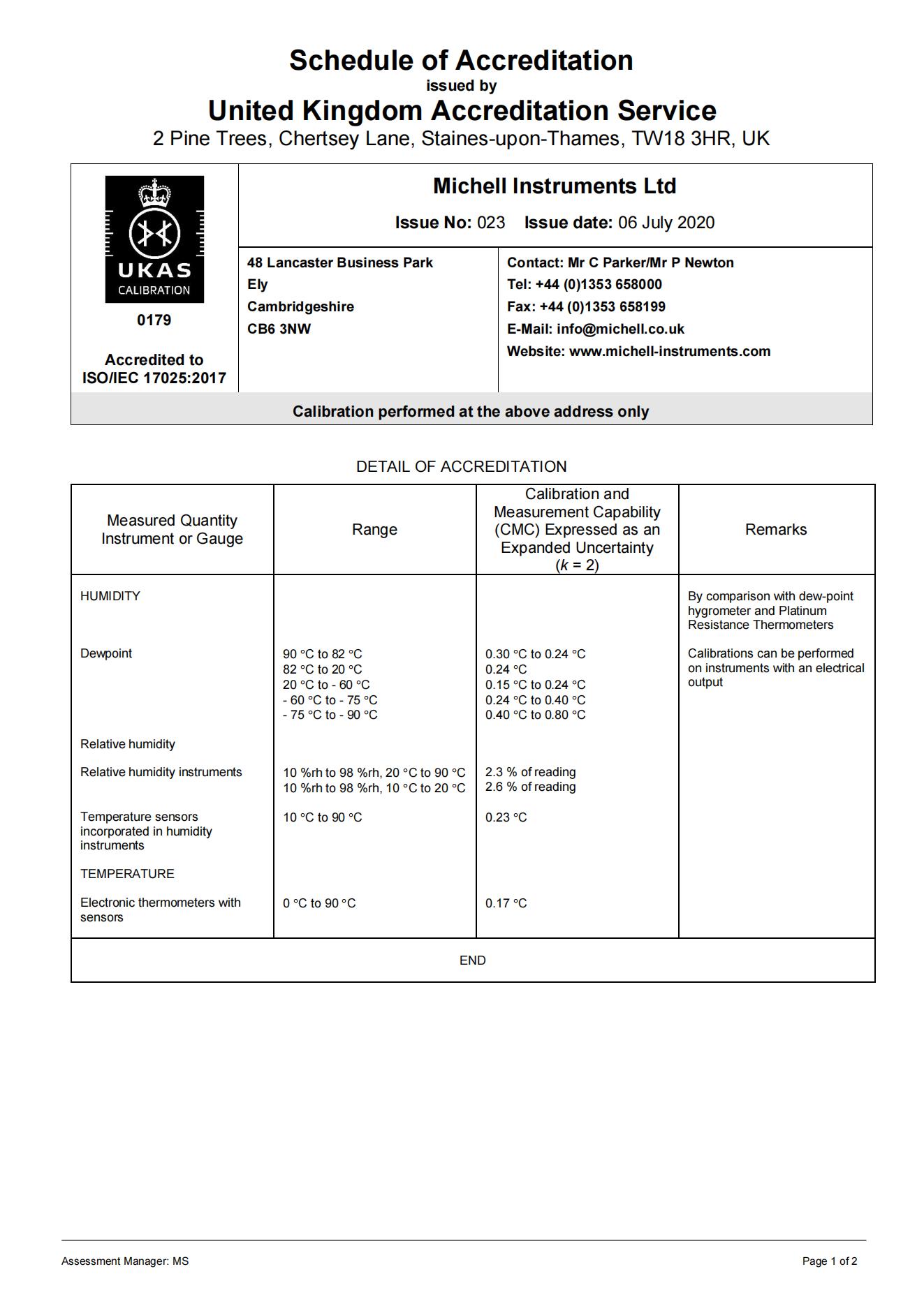 CalibrationSingle