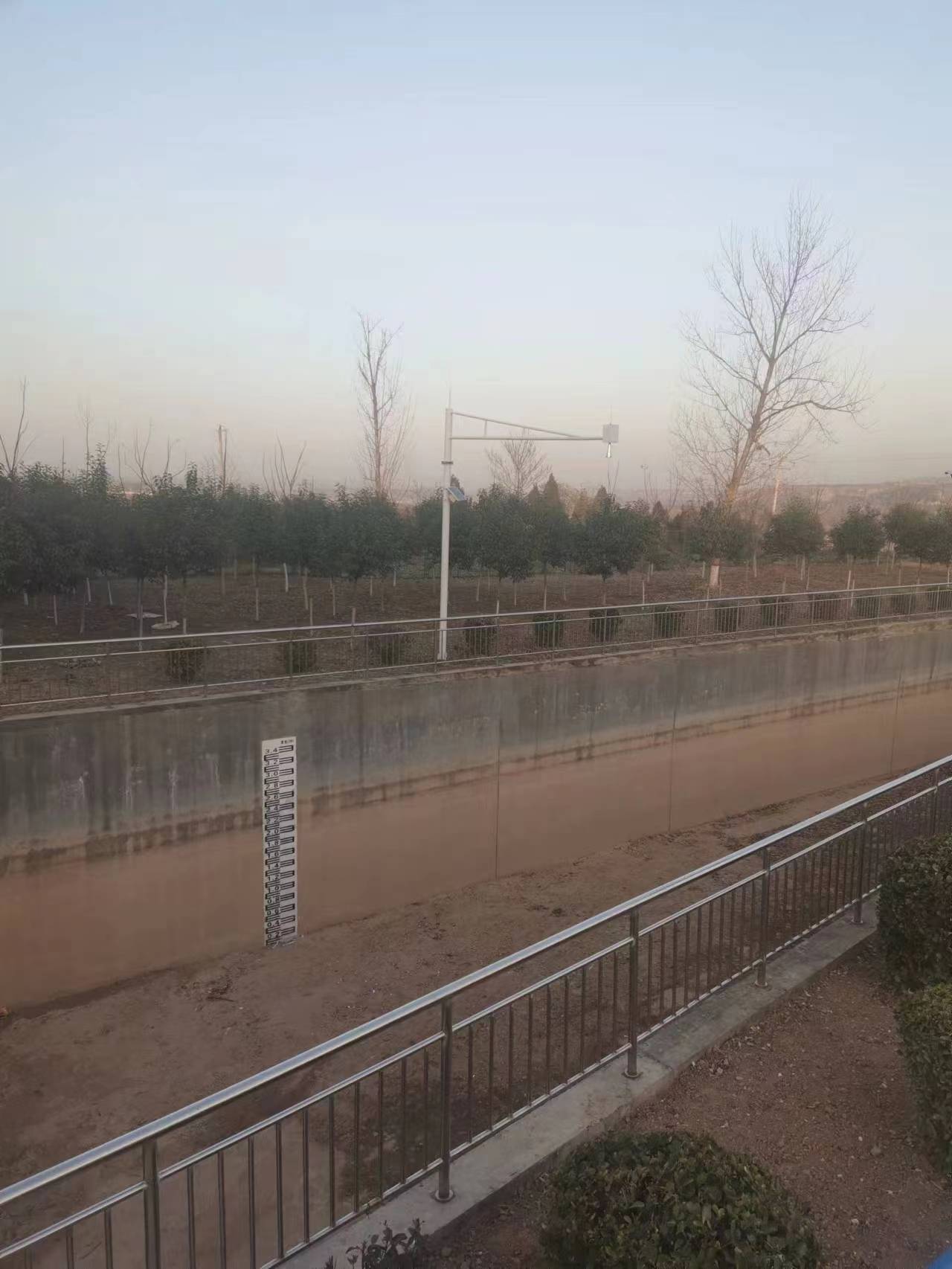 渭南市抽黃供水蒲石沉砂池工程水位計應用--賽譜